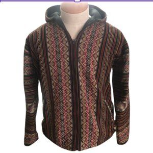 Fleece Lined Boho Jacket men/women Pre-Loved Sz XL